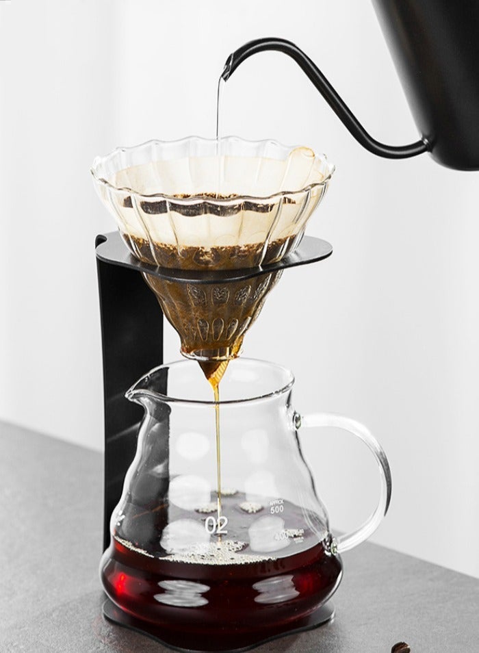 Bincoo Professional Metal Pour Over Coffee Stand Holder Portable Dripper Brewing Holder for Home & Commercial Use, Compatible with Most Cones & Servers - Image 3