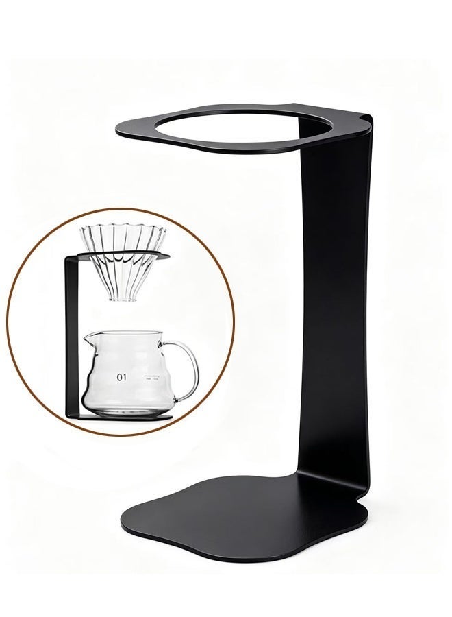 Bincoo Professional Metal Pour Over Coffee Stand Holder Portable Dripper Brewing Holder for Home & Commercial Use, Compatible with Most Cones & Servers - Image 1