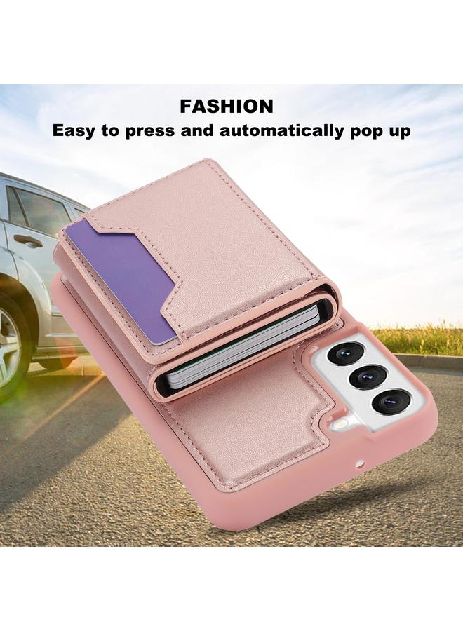 S-TOP Case For Samsung Galaxy S22+ RFID Anti-theft Detachable Card Bag Leather Phone Case - Image 3