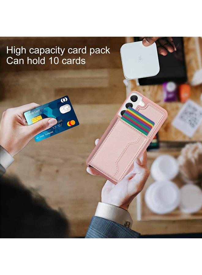 S-TOP Case For Samsung Galaxy S22+ RFID Anti-theft Detachable Card Bag Leather Phone Case - Image 5