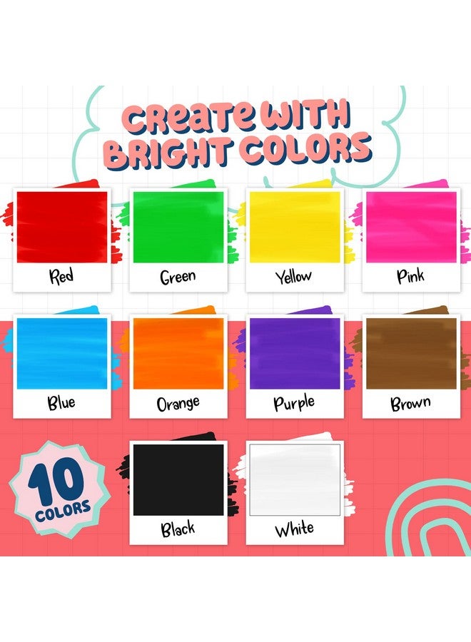 Chalkola Extra Fine Tip Chalk Markers (1Mm, 10 Pack) - Wet Erase Markers Fine Point For Blackboard, Windows, Bistro, Neon Chalkboard Markers Pens - Thin Liquid Chalk Markers Erasable - Image 2