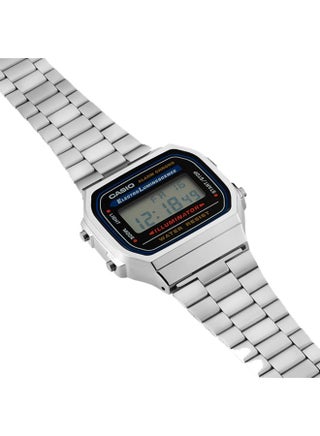 Unisex Vintage Stainless Steel Digital Watch A168WA-1WDF - view 4