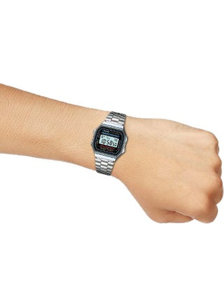 Unisex Vintage Stainless Steel Digital Watch A168WA-1WDF - view 5