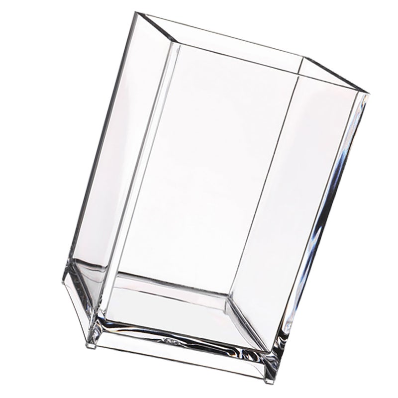 Clear Acrylic Pencil Pen Holder Modern Makeup Brush Storage Organizer for Office School Home Supplies - Image 3