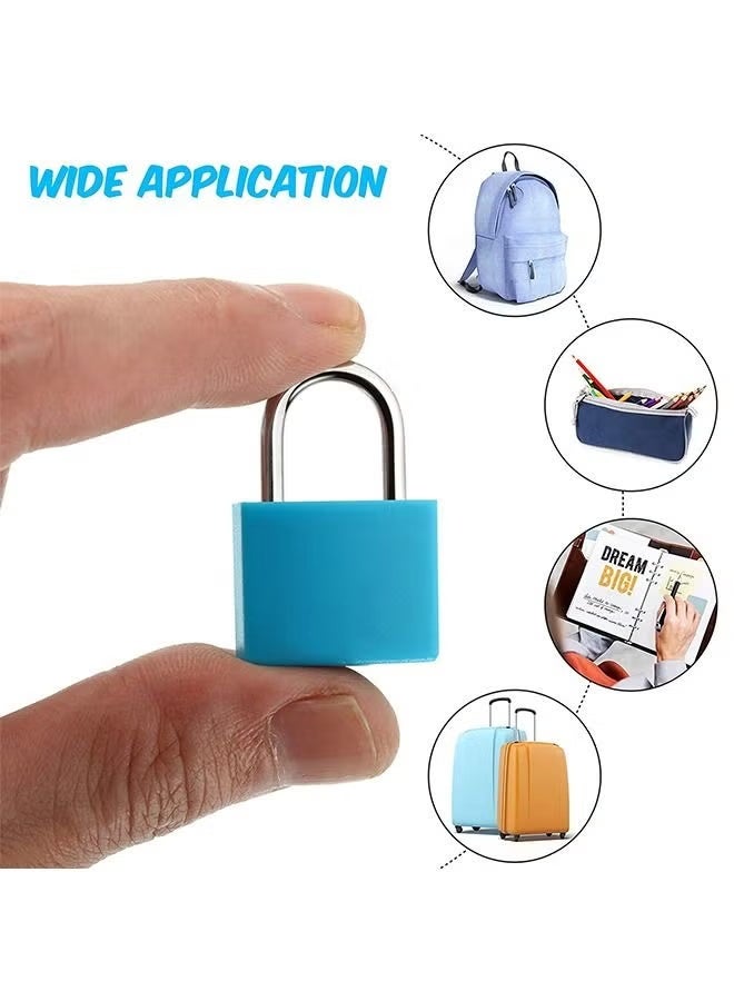 6 Pcs Suitcase Locks with Keys Luggage Padlocks Mini Keyed Padlock - Image 3