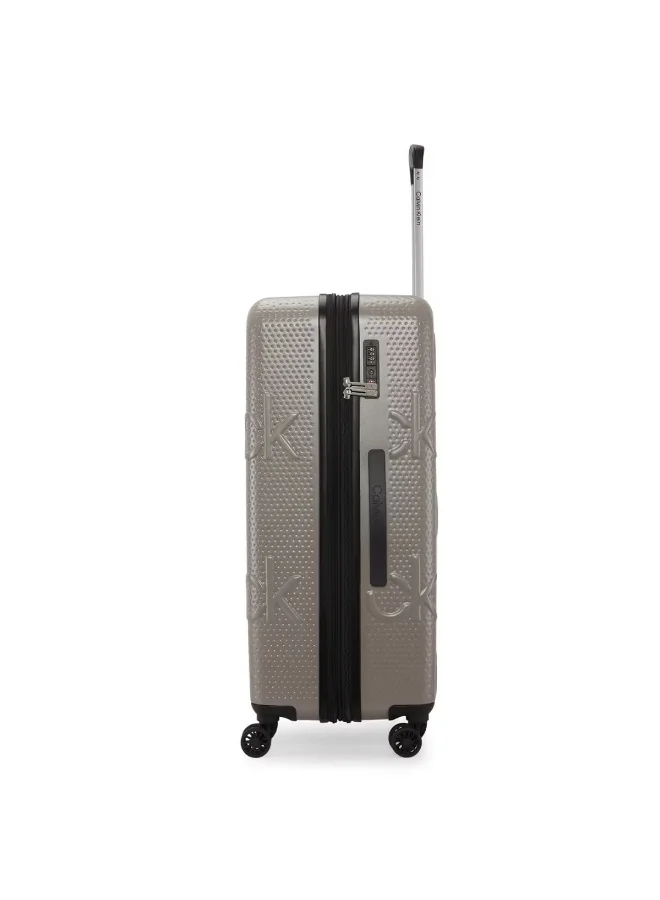 Calvin Klein CINDER Calvin Klein Insignia 4.0 Hardside Luggage on Wheels for Unisex | Ultra Lightweight ABS with 4 Spinner Wheels | Color Cinder  | Best Price UAE