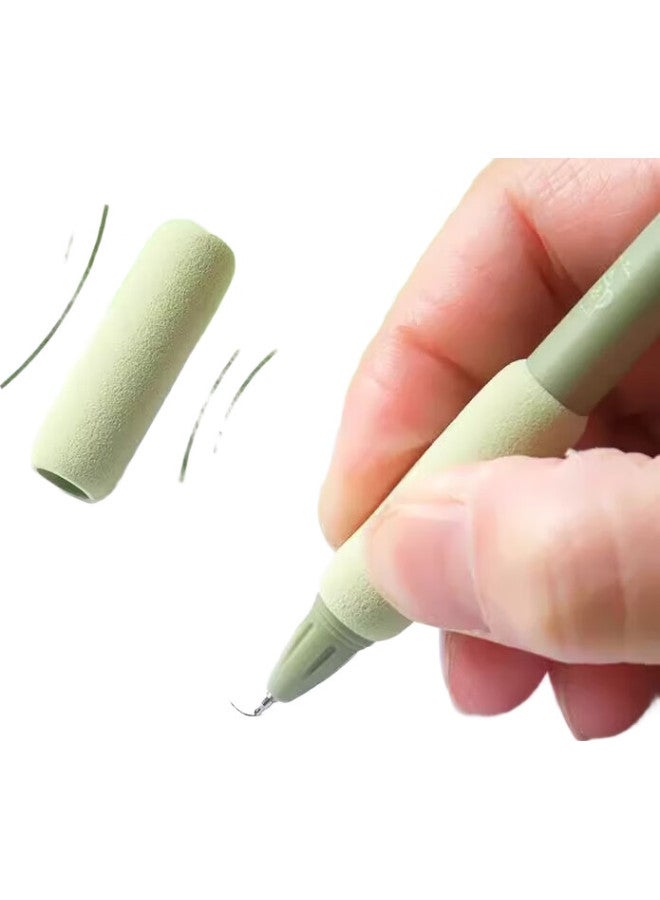 Lopet Lt-1286 Retractable Gel Pen, Stylish Black Ink, Quick-Drying, For Exam Practice, Student 0.5Mm Water-Based Black Pen, Push-Button, For Middle School Students, Ballpoint Pen, Press-Type Carbon Pen - Image 1