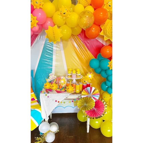 Fun Express Mini You are My Sunshine Beach Balls 12 Pack Pool Toys for Kids Ages 48 Toddlers Inflatable Party Favors for Birthday Summer Fun Bulk Beach Ball Set for Pool Party Supplies - Image 5
