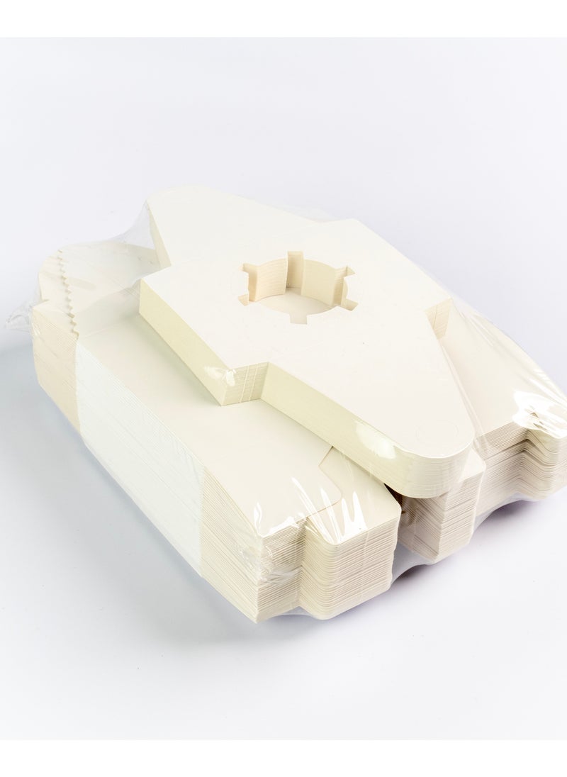 SINGLE TALL WHITE CUPCAKE BOX WITH INSERT (50 Pack)