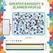 LOYIM 8 Pcs 15 x 105 Extra Large Puzzle Sorting Trays Stackable Puzzle Trays for Sorting Piece Sorter Jigsaw Storage Accessory for Sorting 2000300050006000 Pieces - Image 4