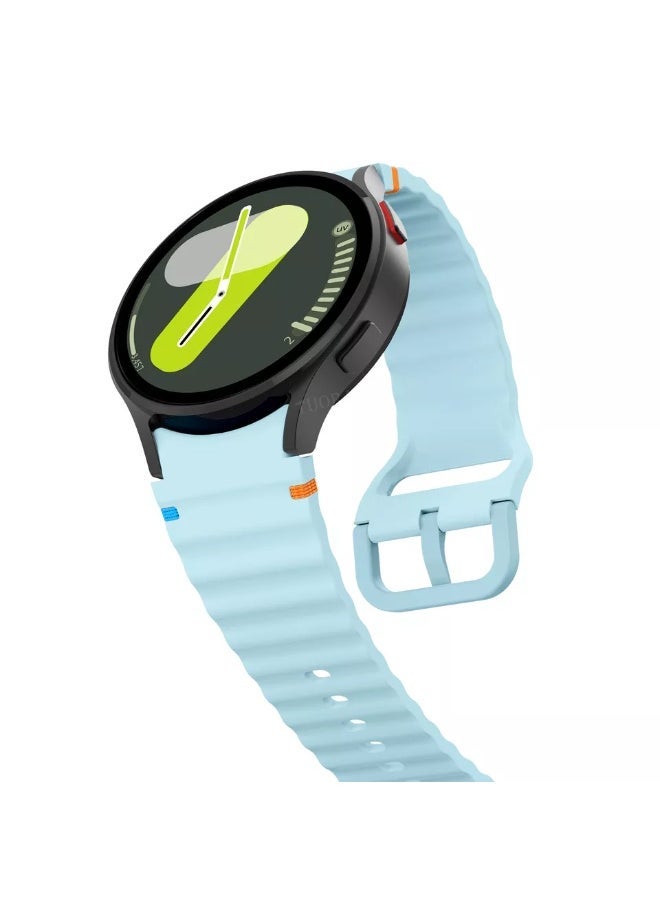 ELTRAZONE Breathable Sport Loop Band for Samsung Galaxy Watch 4, 5, 6, 7 – Soft Lightweight Nylon Strap with Quick Release – Adjustable, Sweat-Resistant Replacement Watch Band for Men & Women – Comfortable & Skin-Friendly for Daily Use - Image 2