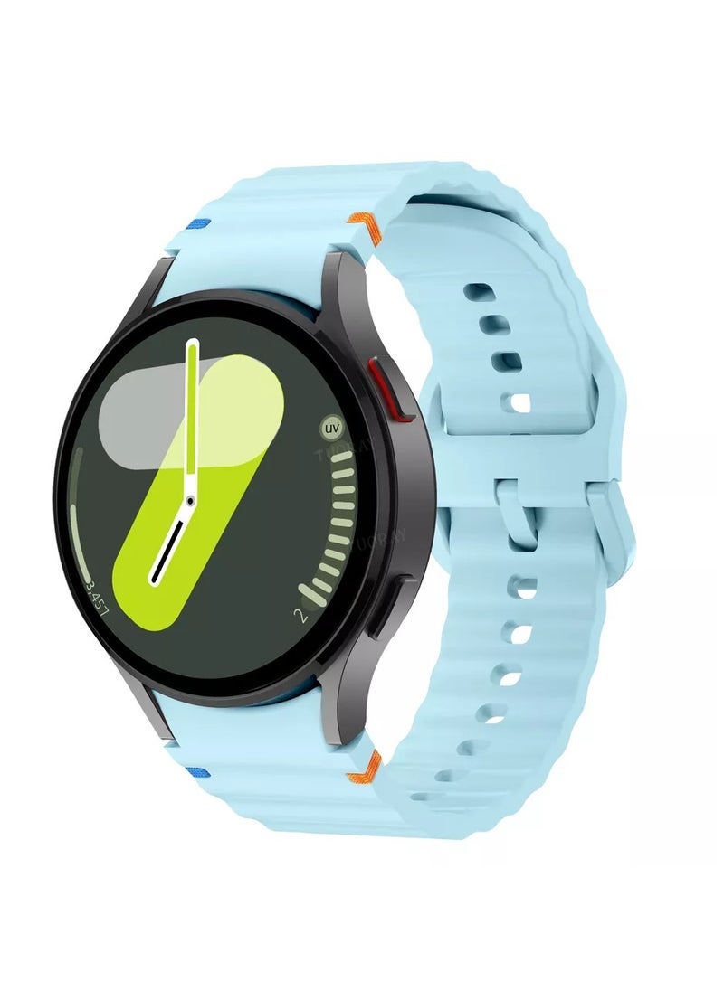 ELTRAZONE Breathable Sport Loop Band for Samsung Galaxy Watch 4, 5, 6, 7 – Soft Lightweight Nylon Strap with Quick Release – Adjustable, Sweat-Resistant Replacement Watch Band for Men & Women – Comfortable & Skin-Friendly for Daily Use - Image 3