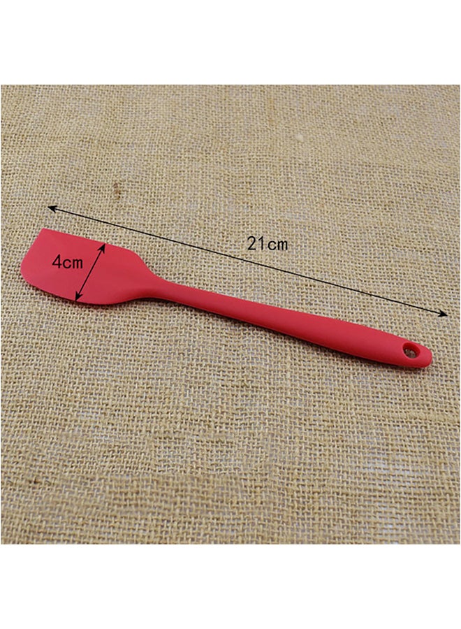 7-Piece Silicone Mixing Batter Spatula Multicolour 21x4cm - Image 3