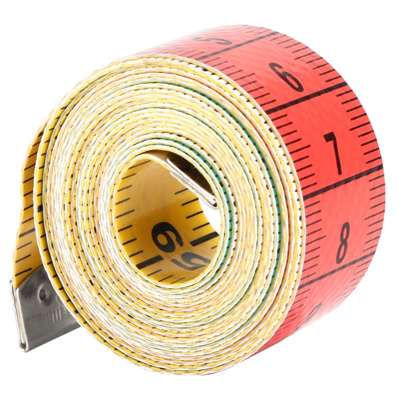 Soft Tape Measure: 1pc Portable High-Quality Sturdy Durable Tool - Clear Accurate Scales Metal End Labels for Body Measurement, Sewing, Knitting, Handmade Projects - Image 1