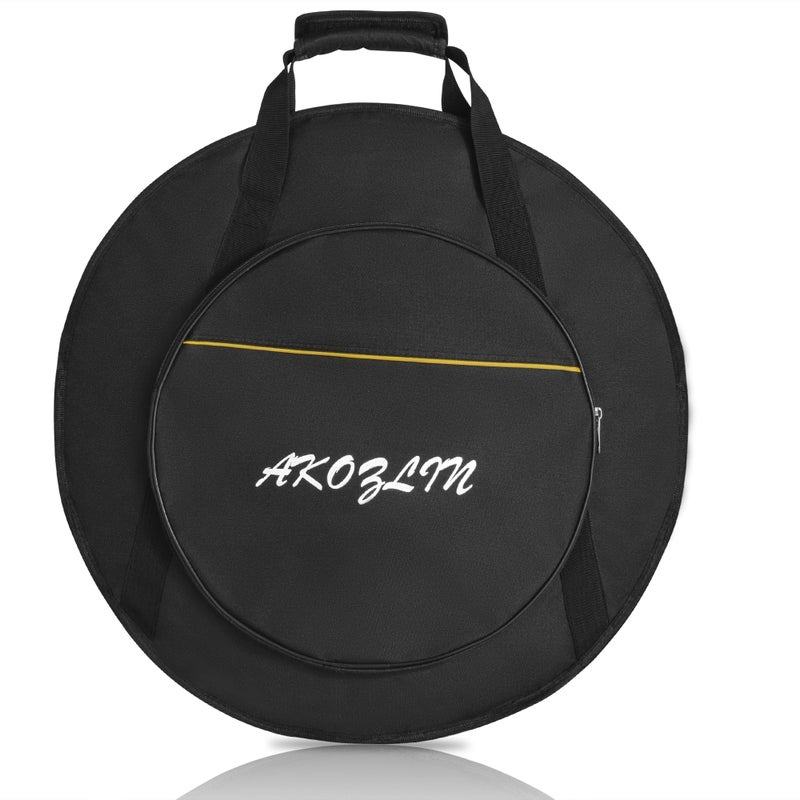AKOZLIN 22" Cymbal Gig Bag with Carry Handle,5mm thick Padded cotton for perfect protection, Great for Dust-proof and waterproof Storage - Image 1