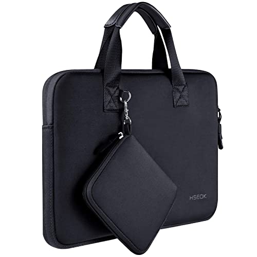 HSEOK 11.6 12.9 13 inch Elastic Laptop Sleeve with Small Pouch Compatible with 13 inch MacBook Air M4/M3/M2/M1, Mac Pro M2/M1, iPad 13 12.9, XPS 13 and Most 11.6 12.9 13 inch Notebooks Tablets,B02K01 - Image 1