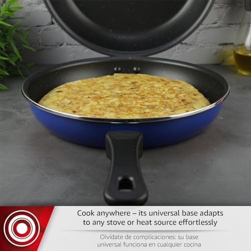 Magefesa Frittata 9.4-Inch Nonstick Double Sided Frying Pan, All-Stovetops Compatible, Dishwasher Safe – Ideal for Spanish Tortilla - Image 5