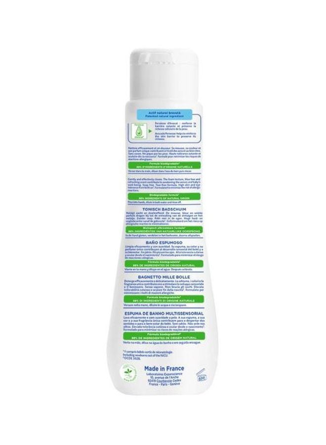 Mustela Multi-sensory Baby Bubble Bath With Farmed Avocado, Pack of 2, 200ml+200ml - Image 2