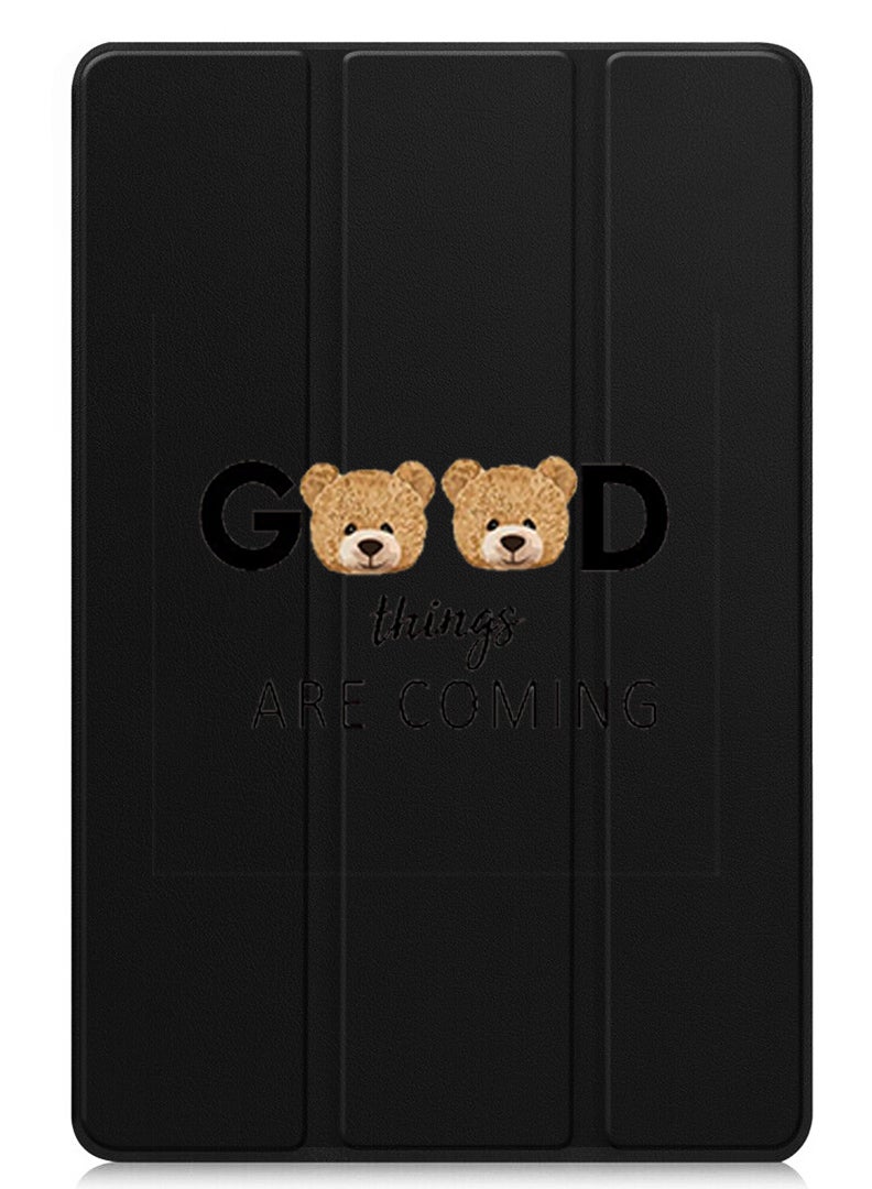 Theodor Protective Flip Case For Apple iPad Pro 11 (2024) With Trifold Stand Auto Wake Sleep Shockproof Cover Good thingsa are coming - Image 1