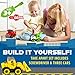 Flybar Power Gearz Take Apart Toy with Screwdriver and Screws 3 Pack Truck Set for Boys and Girls Fire Truck Construction Garbage Trucks Vehicle Set Building Toys for Kids Ages 35 - Image 4