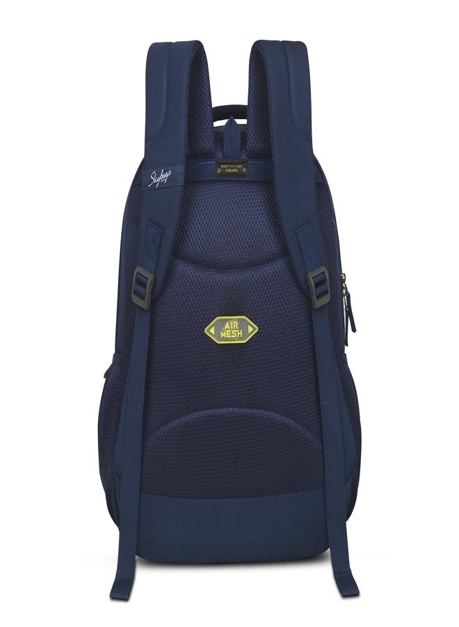 Skybags Ikon 01 22 Litre Casual College Standard 4 Compartment Backpack Blue - Image 5