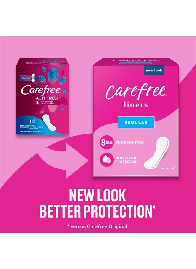 Carefree Panty Liners, Regular Liners, Unwrapped, Unscented, 120ct (Packaging May Vary)  - Image 2