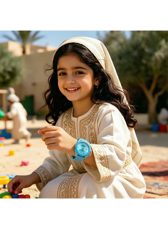 ساعة كوارتز مقاومة للماء، ساعة طلابية كبيرة مضيئة، مقاومة للماء حتى 5 ضغط جوي، تقويم مزدوج، ساعة يد رياضية صامتة مناسبة للامتحانات، مناسبة للأولاد والبنات - Image 4