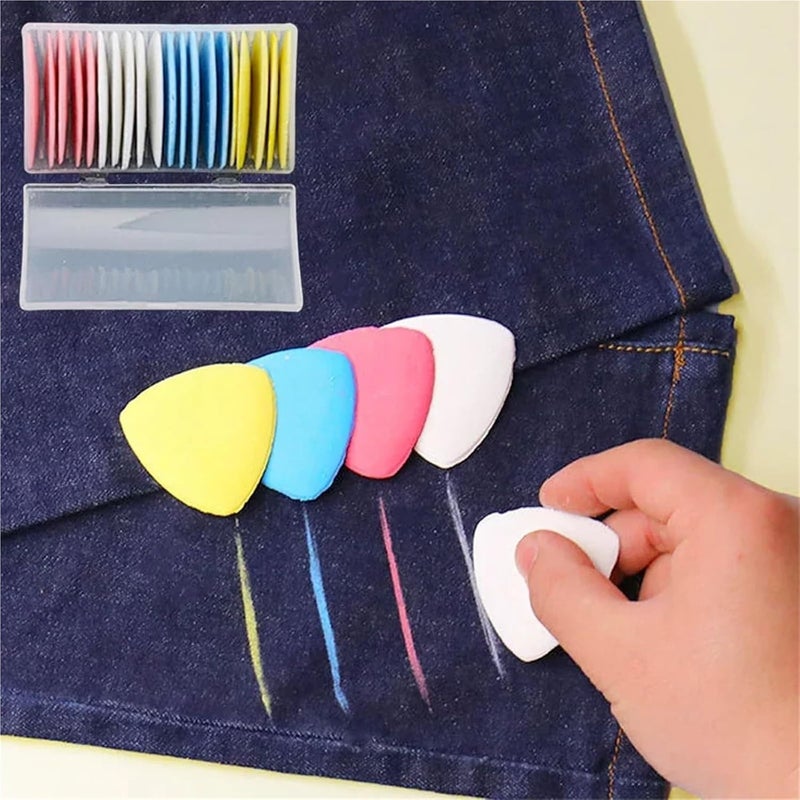 Tailors Chalk Sewing 1/10set*10pcs Tailor Chalk Sewing Dressmakers Clothing Pattern Supplies Fabric Marker Needlework Accessories(Yellow,10set) - Image 3