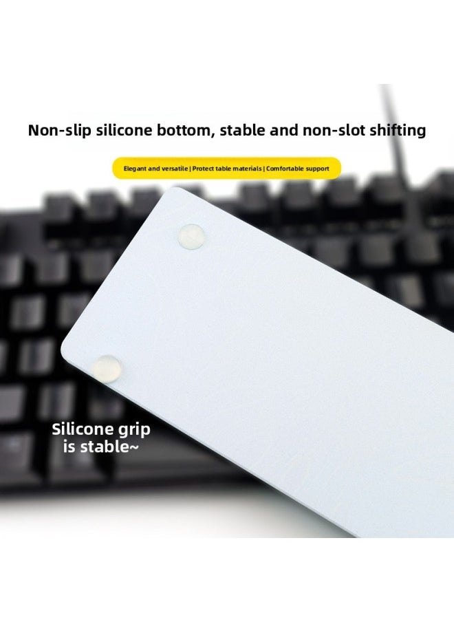 Generic - Stone Pattern Acrylic Water Ripple Keyboard Hand Rack Comfortable High Wrist Pad Creative Wrist Rack Multi-Size Dirty Resistance-Colour:360*80*10mm-Pattern:fs1129 - Image 1