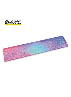 Stone Pattern Acrylic Water Ripple Keyboard Hand Rack Comfortable High Wrist Pad Creative Wrist Rack Multi-Size Dirty Resistance-Colour:360*80*10mm-Pattern:fs1129
