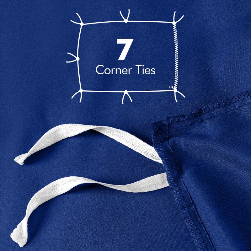 Utopia Bedding Duvet Cover Queen Size - 1 Duvet Cover with 2 Pillow Shams - 3 Pieces Bedding Duvet Cover with Zipper Closure - Soft Brushed Microfiber  90 X 90 Inches (Queen  Royal Blue) - Image 5