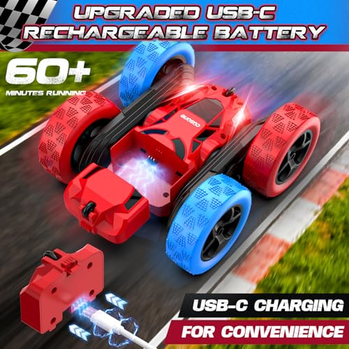 cosone Remote Control CarRC Cars Toys for 612 Year Old Boys Off Road RC Stunt Car 4WD 360 Rotating Remote Control Cars for Kids Boys Girls Gifts for Birthday Gift - Image 5