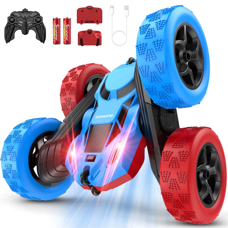cosone Remote Control CarRC Cars Toys for 612 Year Old Boys Off Road RC Stunt Car 4WD 360 Rotating Remote Control Cars for Kids Boys Girls Gifts for Birthday Gift - Image 3