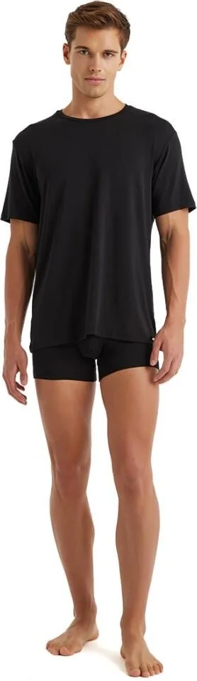 Blackspade Silver Short Sleeve Black T-Shirt C6T0N3O9