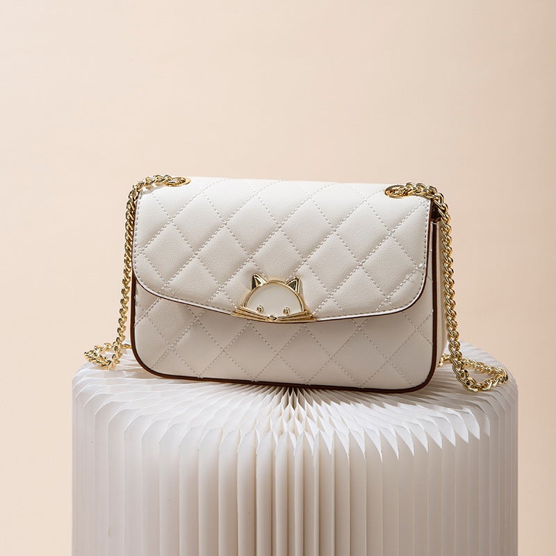 Bags Model Quilted Chain Bag Small Chanel-Style Shoulder Crossbody Bag Light Luxury Elegant Women'S Bag - Image 2