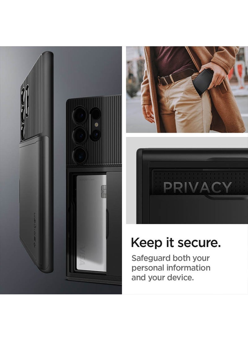 Spigen Slim Armor CS for Samsung Galaxy S24 ULTRA case cover (2024) - Black  - Image 4