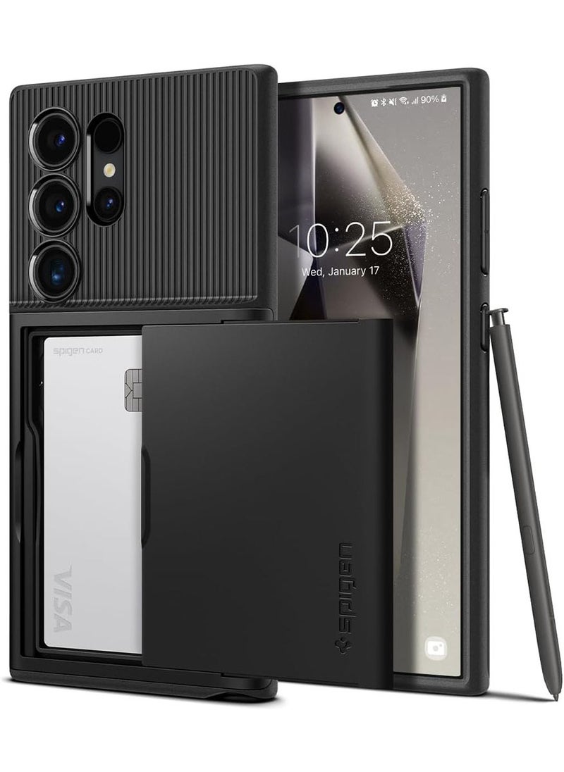 Spigen Slim Armor CS for Samsung Galaxy S24 ULTRA case cover (2024) - Black  - Image 1