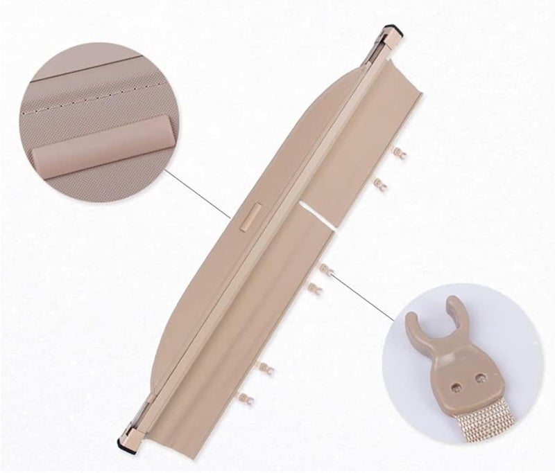 Vuzmode Rear Cargo Cover for Toyota Highlander 2014-2020 - Image 3