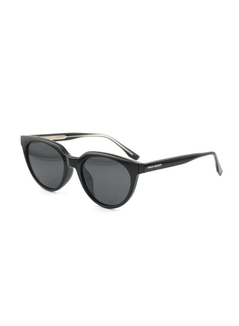 Finch County Finch County Helen Women's Polarized Cat Eye Sunglasses with UV400 Protection | Premium Acetate & Metal Frame | Black