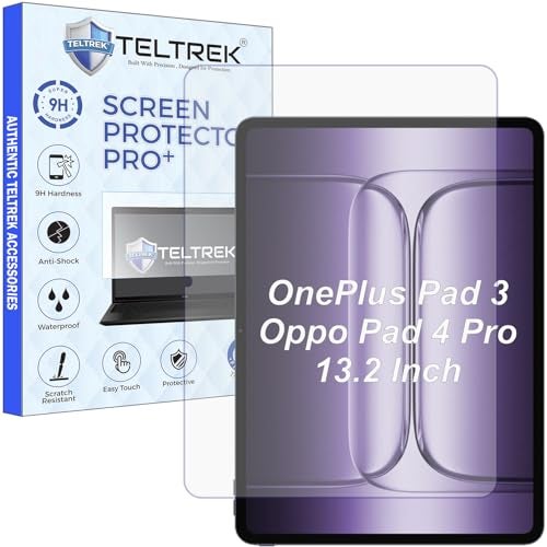 TELTREK Screenguard Compatible With OnePlus Pad 3 / OnePlus Pad3 / Oppo Pad 4 Pro/Oppo Pad 4 Pro Tab (13.2" Inch Tablet) Flexible PET Screen Guard Not a Tempered Glass Screen Protector - Image 1