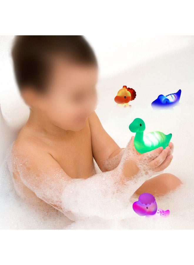 Jofan 6 Pack Prefilled Jumbo Plastic Easter Eggs with Light Up Dinosaur Bath Toys Inside for Kids Boys Girls Toddlers Easter Basket Stuffers Gifts Party Favors - Image 4
