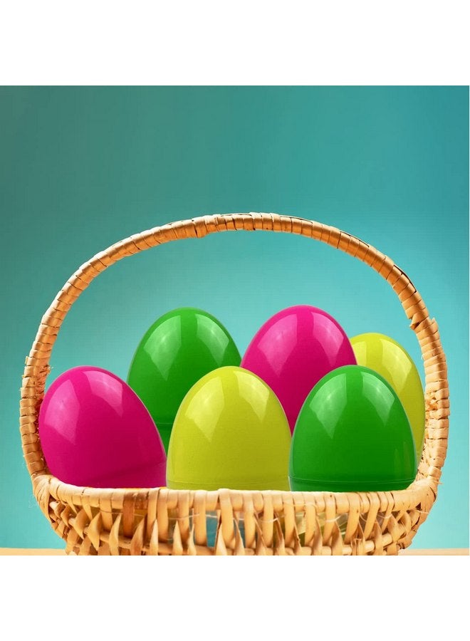 Jofan 6 Pack Prefilled Jumbo Plastic Easter Eggs with Light Up Dinosaur Bath Toys Inside for Kids Boys Girls Toddlers Easter Basket Stuffers Gifts Party Favors - Image 3