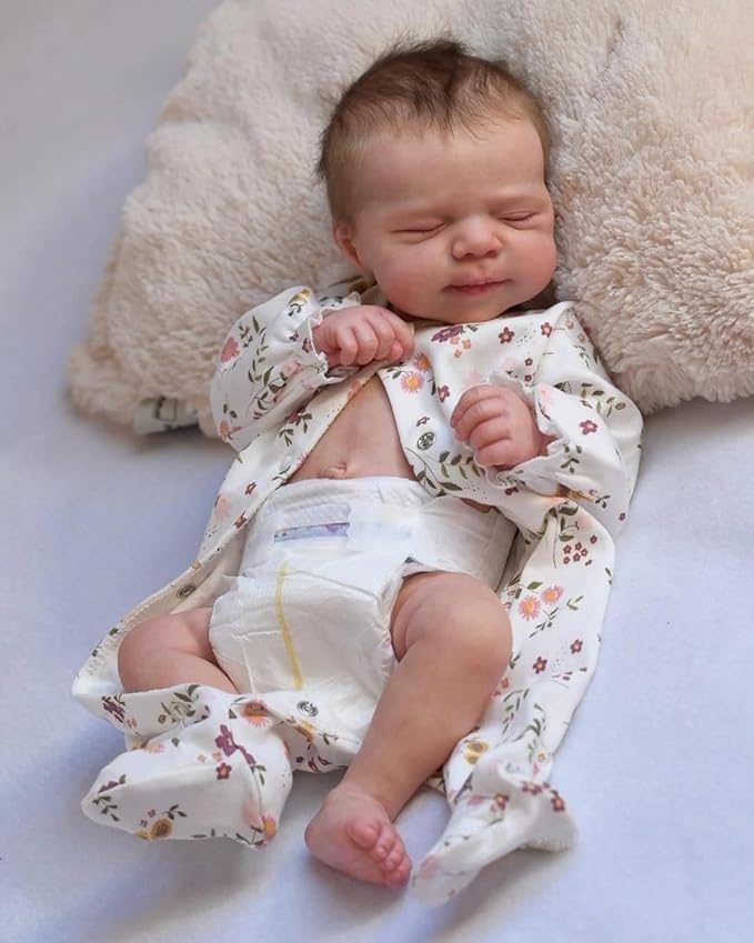 Zero Pam Reborn Baby Dolls Silicone Full Body18 in Realistic Baby Doll Anatomically Correct Girl Lifelike Babys Doll Real Life Babys Dolls for Girls Silicone Babies with Accessories - Image 1