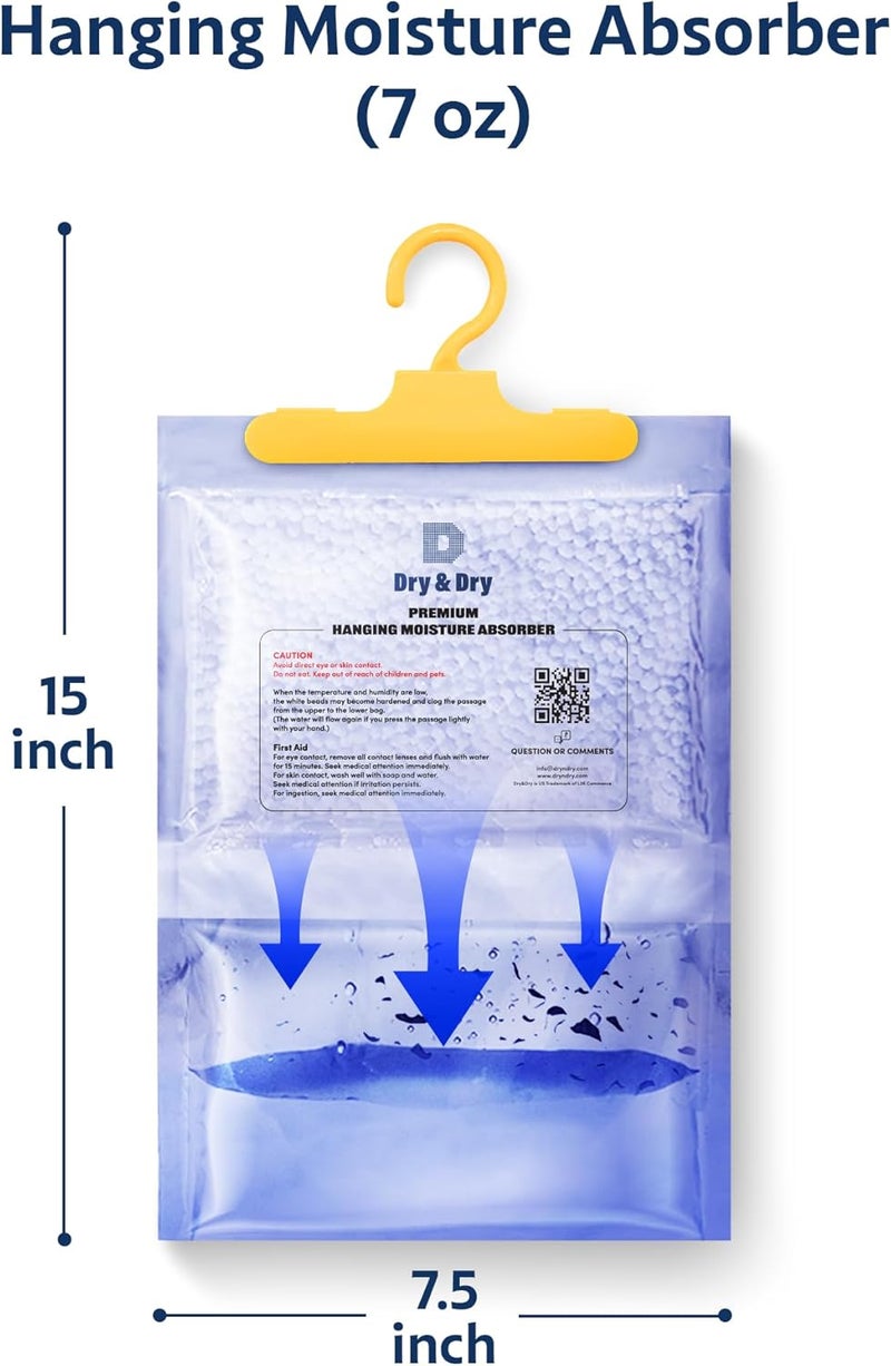 DRYDRY 44 Pack[7 OZ] Premium Moisture Absorbers Dehumidifiers for Home Dehumidifier for Basement Dehumdifiers for Bedroom Small Dehumidifiers - Dehumidifiers Moisture Absorber - Image 3