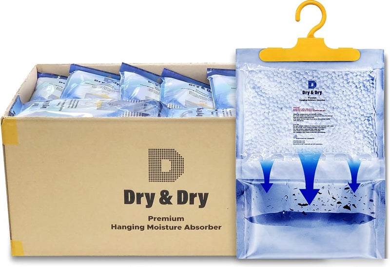 DRYDRY 44 Pack[7 OZ] Premium Moisture Absorbers Dehumidifiers for Home Dehumidifier for Basement Dehumdifiers for Bedroom Small Dehumidifiers - Dehumidifiers Moisture Absorber - Image 1