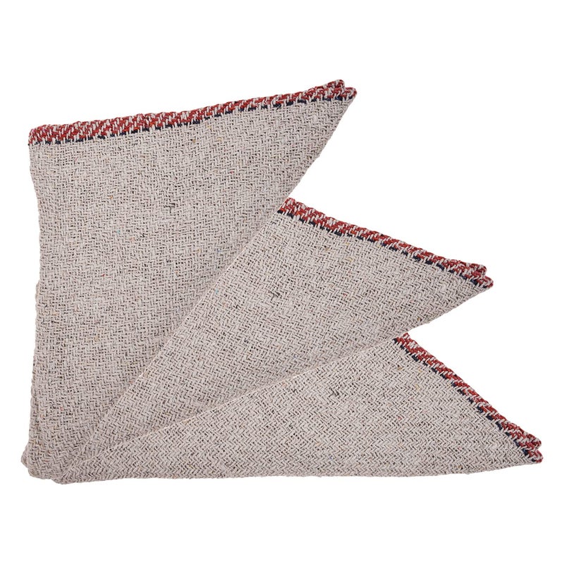 Kuber Industries Floor Cleaning Pocha Plain Duster Cloth Cotton Reusable Sweeping Cloth For Home Small Kitchen 18x18 Inch Pack of 3 White - Image 5