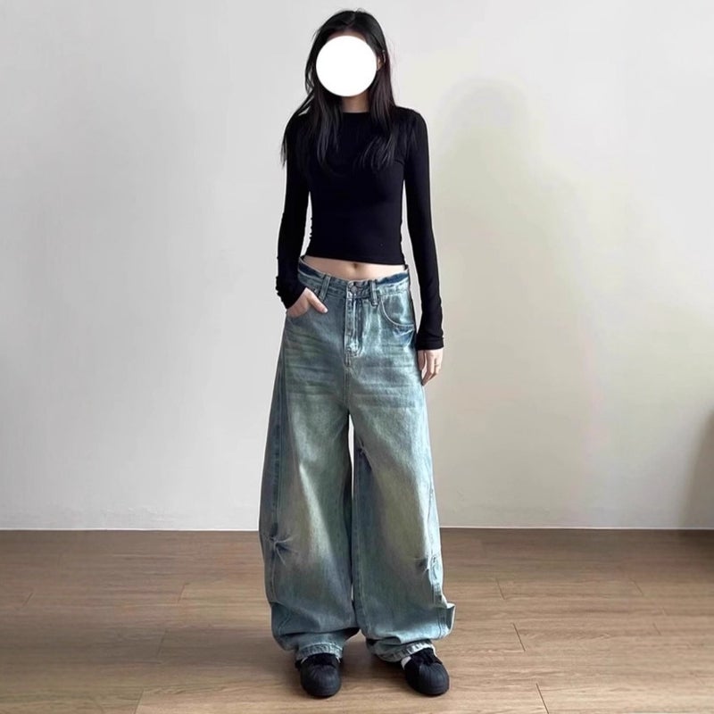 Unisex Casual Daily Denim Jeans - Image 4