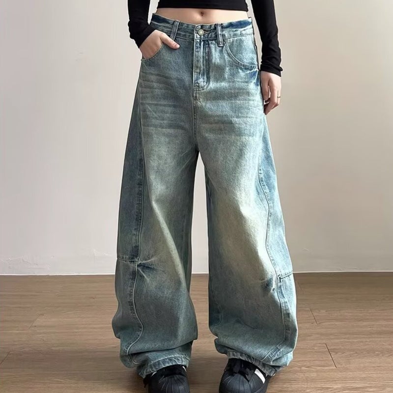 Unisex Casual Daily Denim Jeans - Image 1