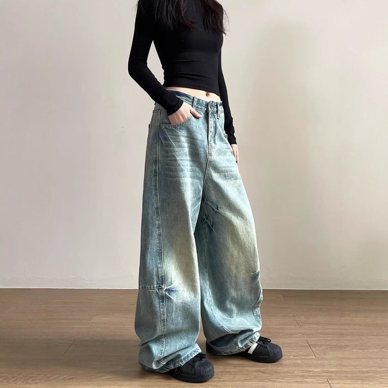 Unisex Casual Daily Denim Jeans - Image 2