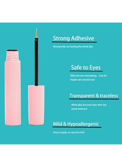 DAODER Bottom Lash Extension Kit 200Pcs Lower Individual Lashes With Lash Bond And Applicator Tool 6Mm Under Eye Lashes Natural Look Diy Eyelash Extension By Daoder(Fairy Bottom Lashes)  - Image 4